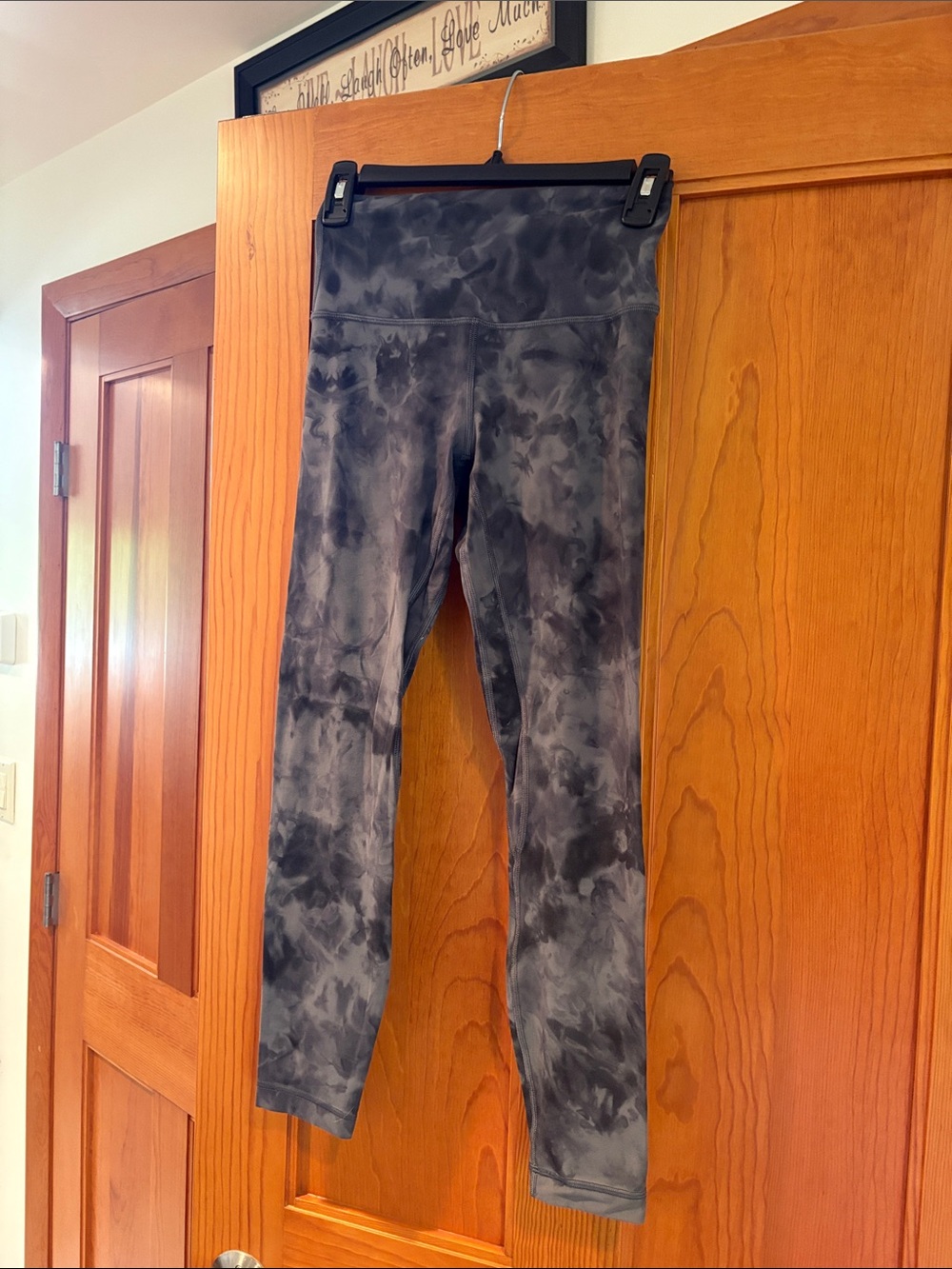 lululemon athletica Align Black & Gray Tie-Dye High-Rise Leggings 4